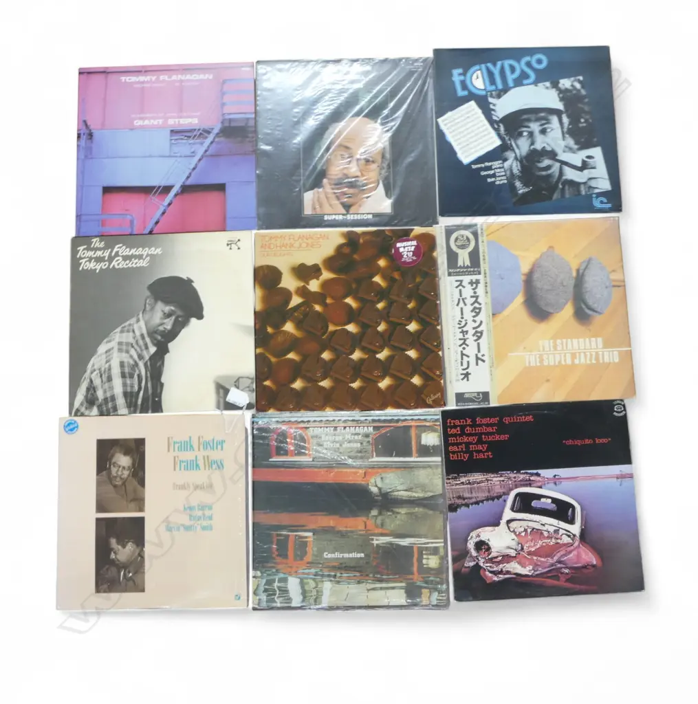 ASST. TOMMY FLANAGAN & FRANK FOSTER JAZZ LPs Provenance: Ex Collection Wellington Choy Image 1++