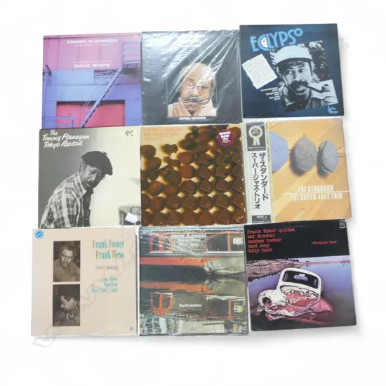 ASST. TOMMY FLANAGAN & FRANK FOSTER JAZZ LPs Provenance: Ex Collection Wellington Choy