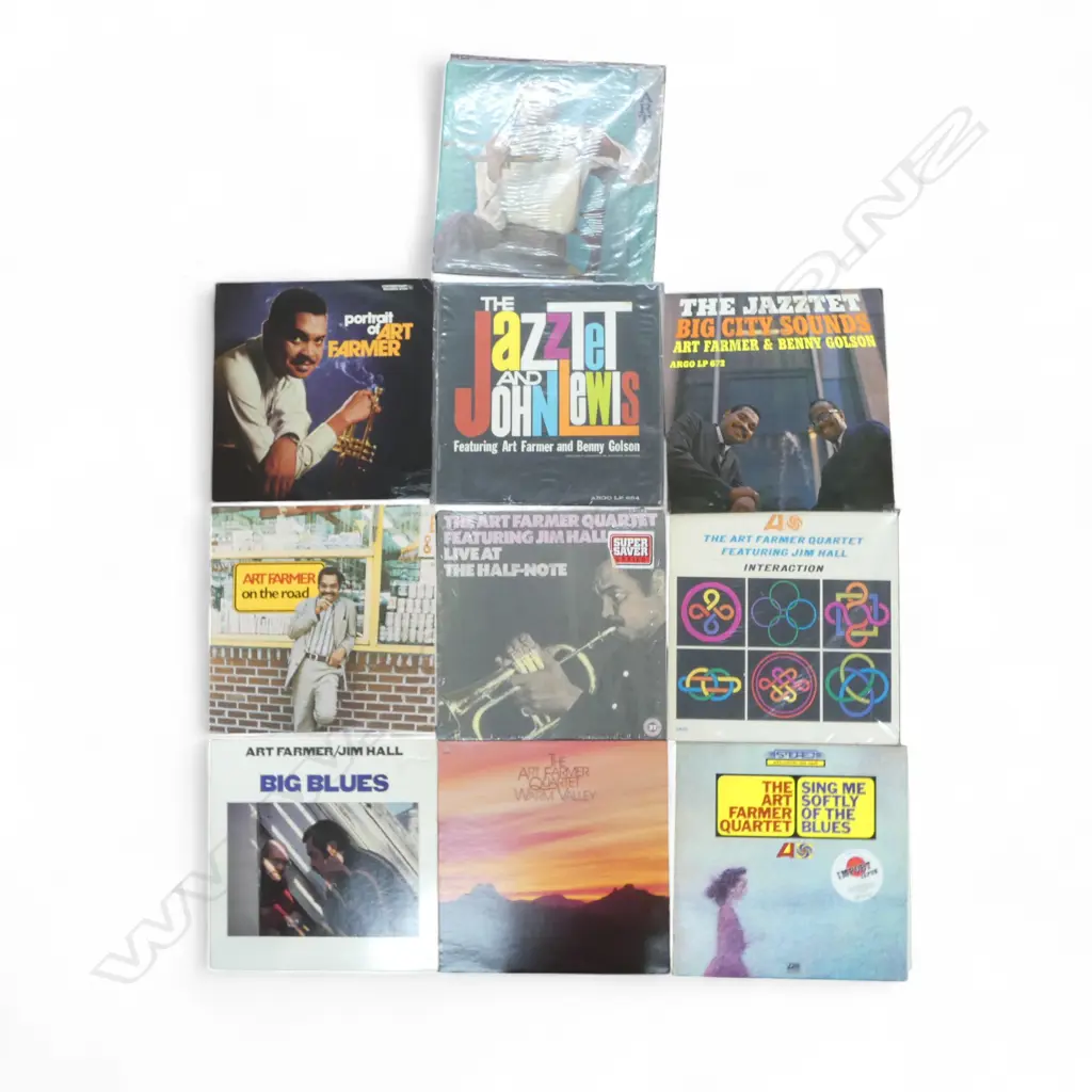 ASST. ART FARMER JAZZ/BLUES LPs Provenance: Ex Collection Wellington Choy Image 1++