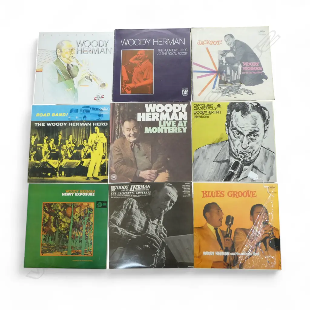 ASST. WOODY HERMAN JAZZ LPs Provenance: Ex Collection Wellington Choy Image 1++