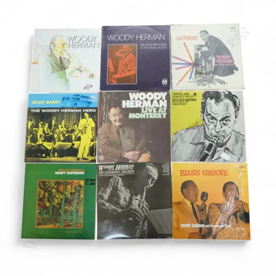ASST. WOODY HERMAN JAZZ LPs Provenance: Ex Collection Wellington Choy