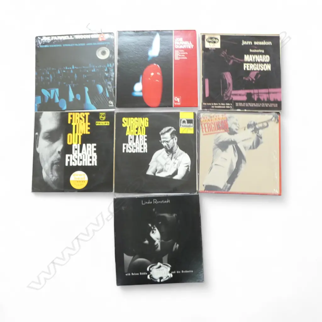 JOE FARRELL, MAYNARD FERGUSON & CLARE FISHER LPs Provenance: Ex Collection Wellington Choy Image 1++