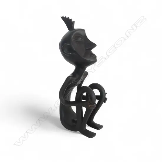 BRONZE ABSTRACT TRIBAL FIGURE H.315mm