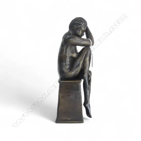 BRONZE NUDE ON PLINTH H.285mm
