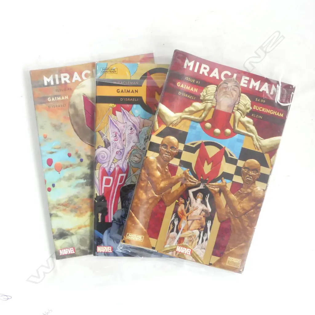 'MIRACLE MAN' COMIC SERIES ISSUES 1-6 Image 1++