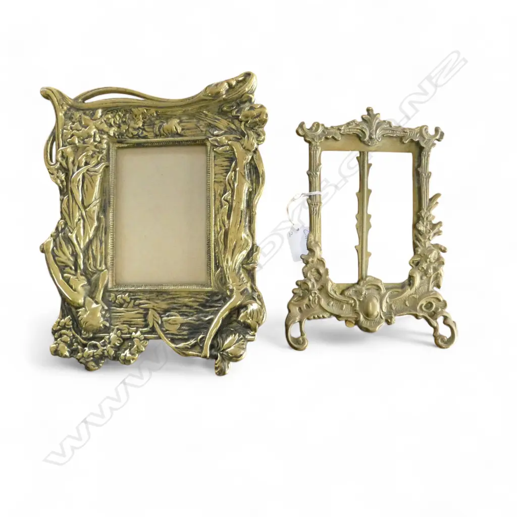 2 BRASS PHOTO FRAMES 275x220mm Image 1++