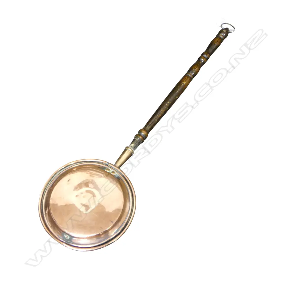 ANTIQUE COPPER BED WARMER L.900mm Image 1++