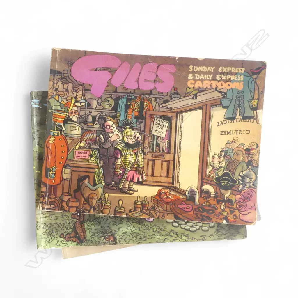 VOLS. 1-10 VINTAGE GILES CARTOONS Image 1++