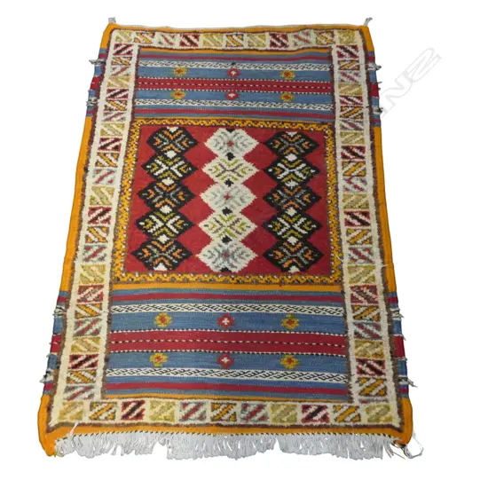 HAND KNOTTED MIXED PILE RUG 1030x700mm