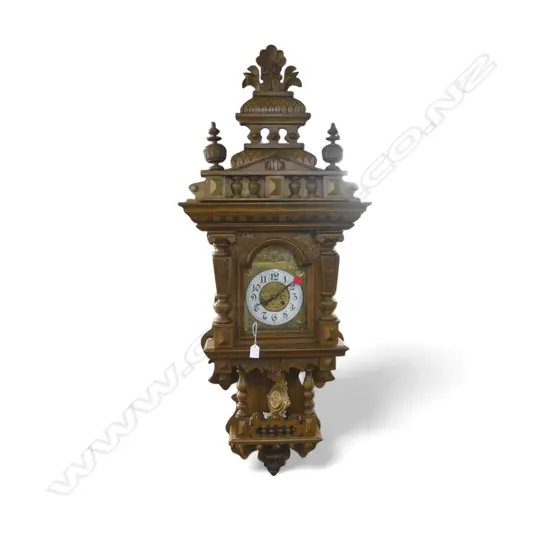 A GOTHIC STYLE WALL CLOCK 850mm (H) 