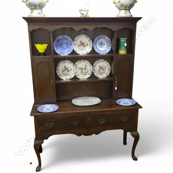 c.1920 OAK WELSH DRESSER in the Georgian style. 1450 x 480 x 1985mm