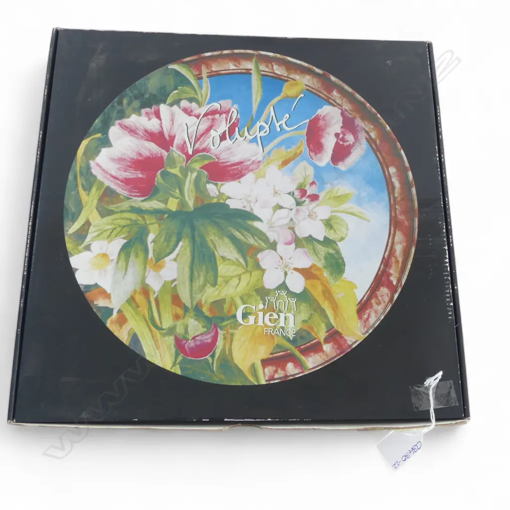 BOXED FRENCH 'GIEN' 'VOLUPTE' PLATTER. Dia.305mm Image 1++
