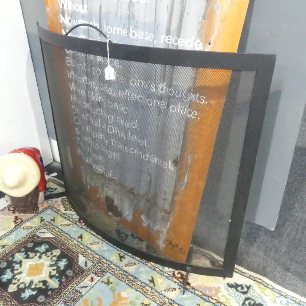 METAL FIRESCREEN 750x955mm Image 1++