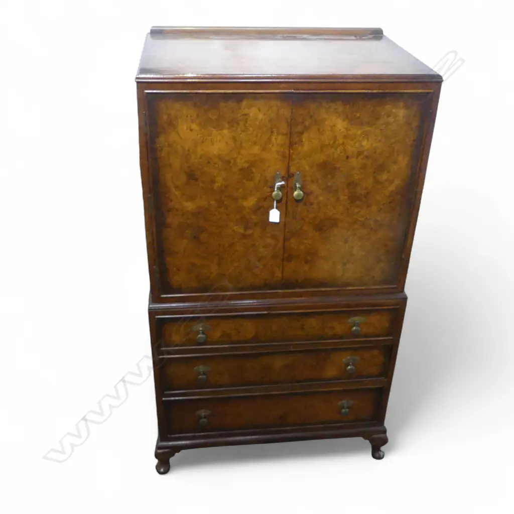 WALNUT CABINET 800x500x1370mm Image 1++