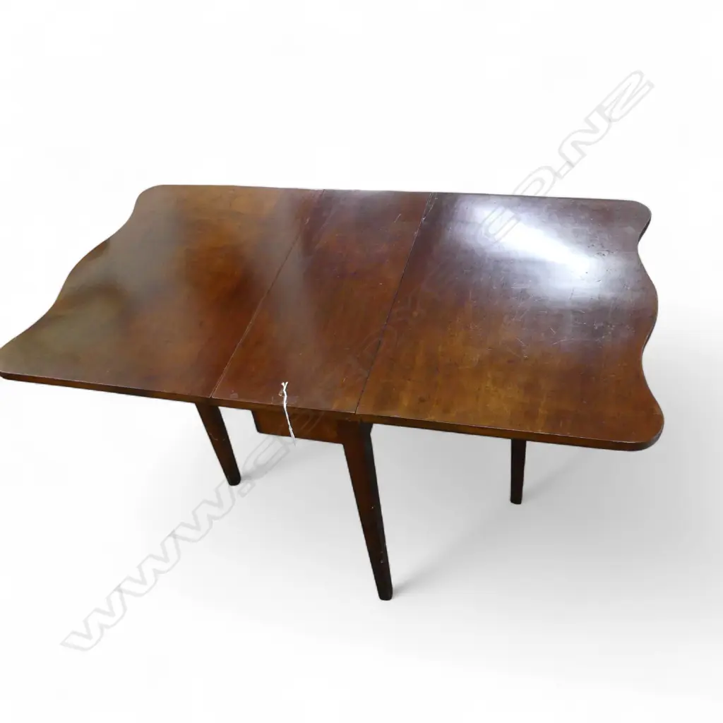 ANTIQUE MAHOGANY DROP SIDE TABLE 700x300x700mm Image 1++