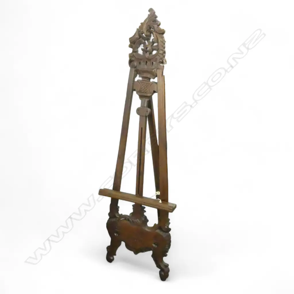 CARVED WOODEN EASEL 1760mm (H) Image 1++