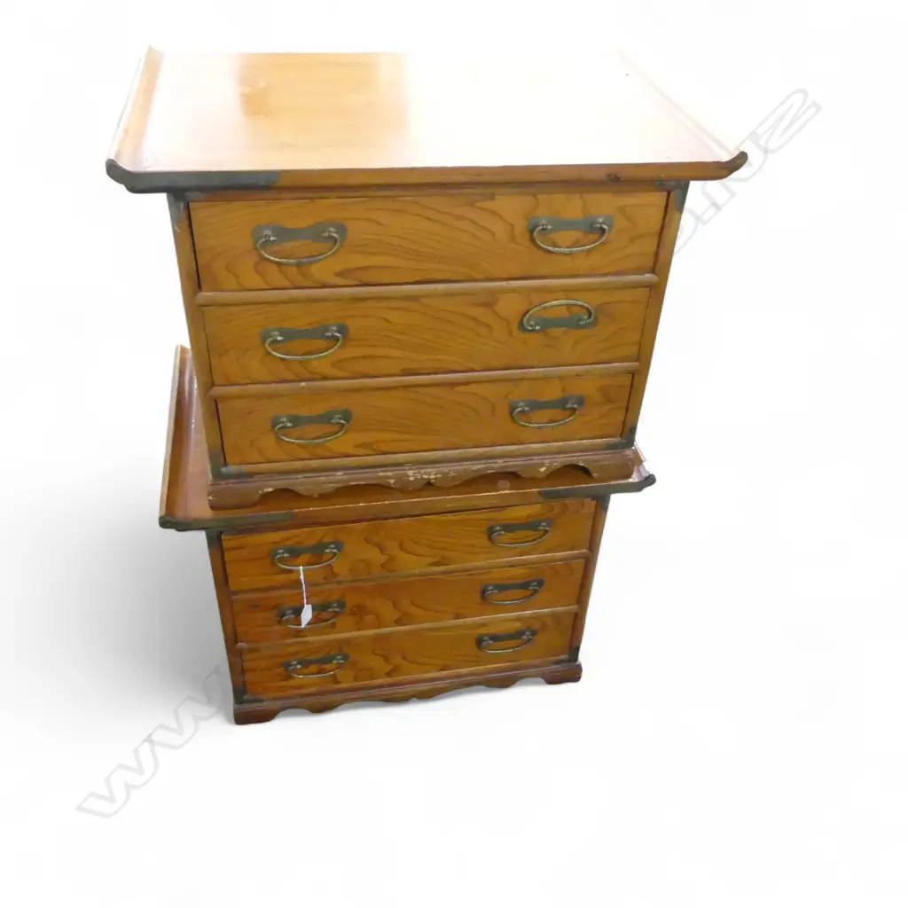 PR KOREAN ELM 3 DRAWER LOW CABINETS 680x420x470mm Image 1++