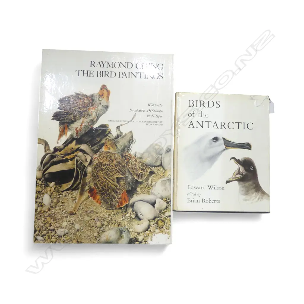 RAYMOND CHING THE BIRD PAINTINGS + BIRDS OF THE ANTARCTIC by EDWARD WILSON & BRIAN ROBERTS Image 1++