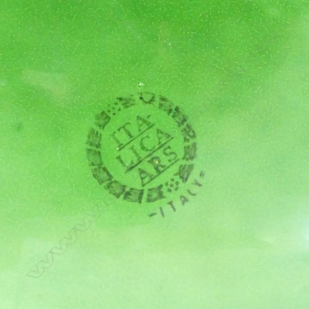 ITALIAN 'ITALIC ARS' LARGE WATERMELON SLICE DISH W.550mm Image 1++