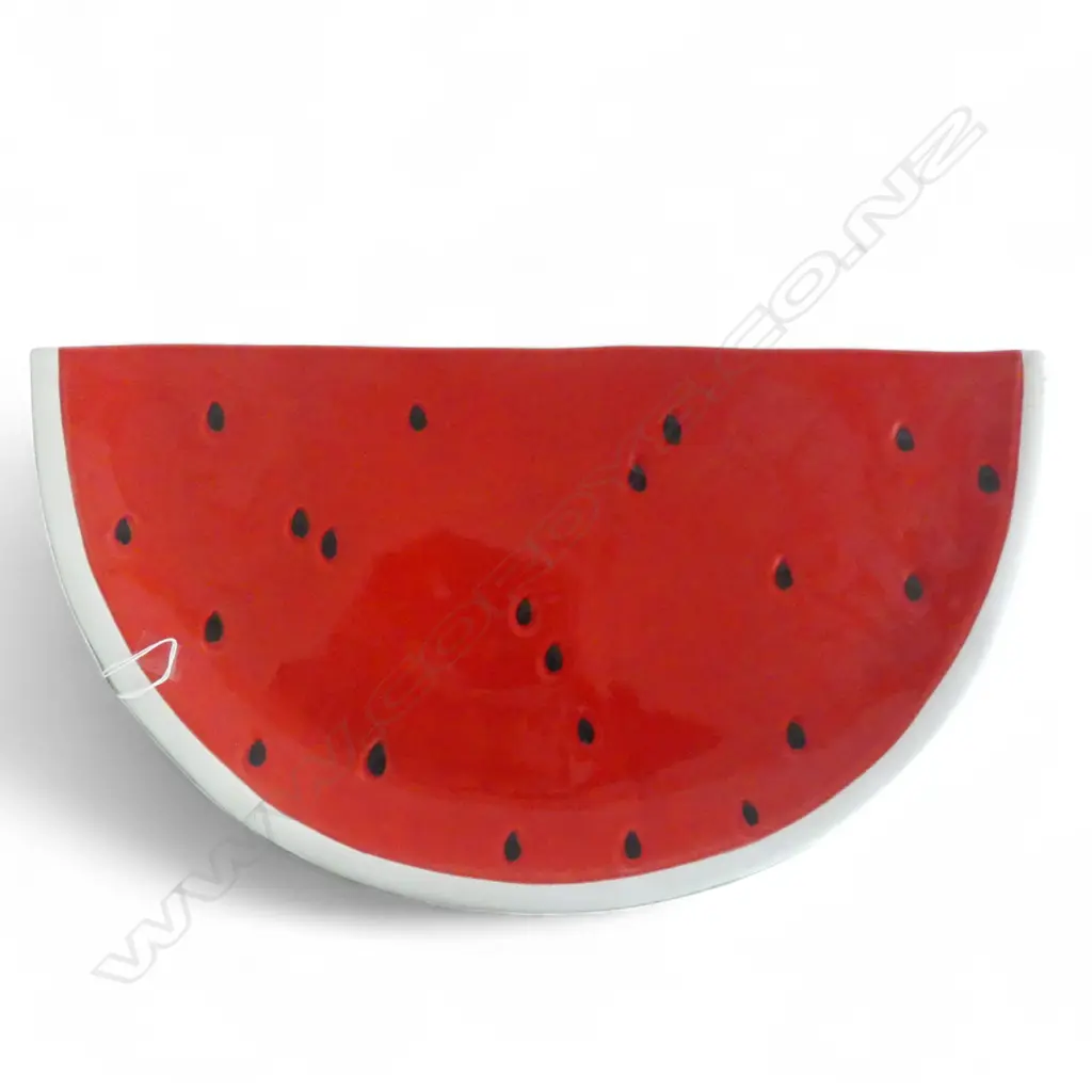 ITALIAN 'ITALIC ARS' LARGE WATERMELON SLICE DISH W.550mm Image 1++