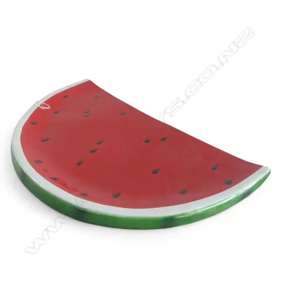 ITALIAN 'ITALIC ARS' LARGE WATERMELON SLICE DISH W.550mm