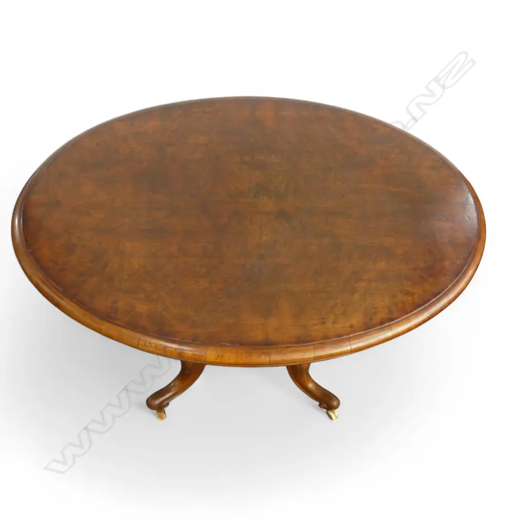 ANTIQUE STYLE OVAL TABLE 750mm x 900mm Image 1++