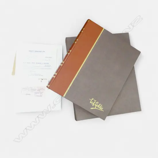 C.F. GOLDIE by ALISTER TAYLOR & JAN GLEN No.338, with communications between publishers, Alister Taylor & David Hedley