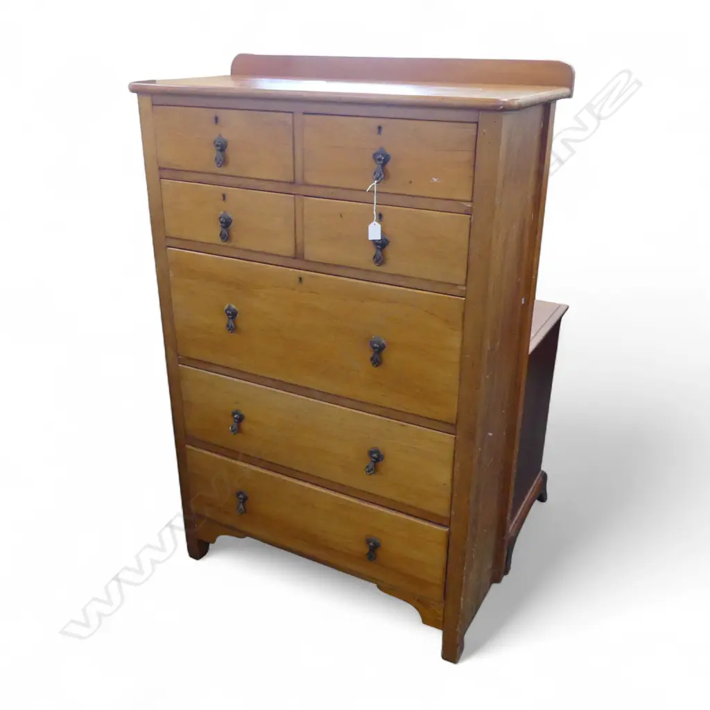 6 DRAWER RIMU TALLBOY 910x430x1400mm Image 1++