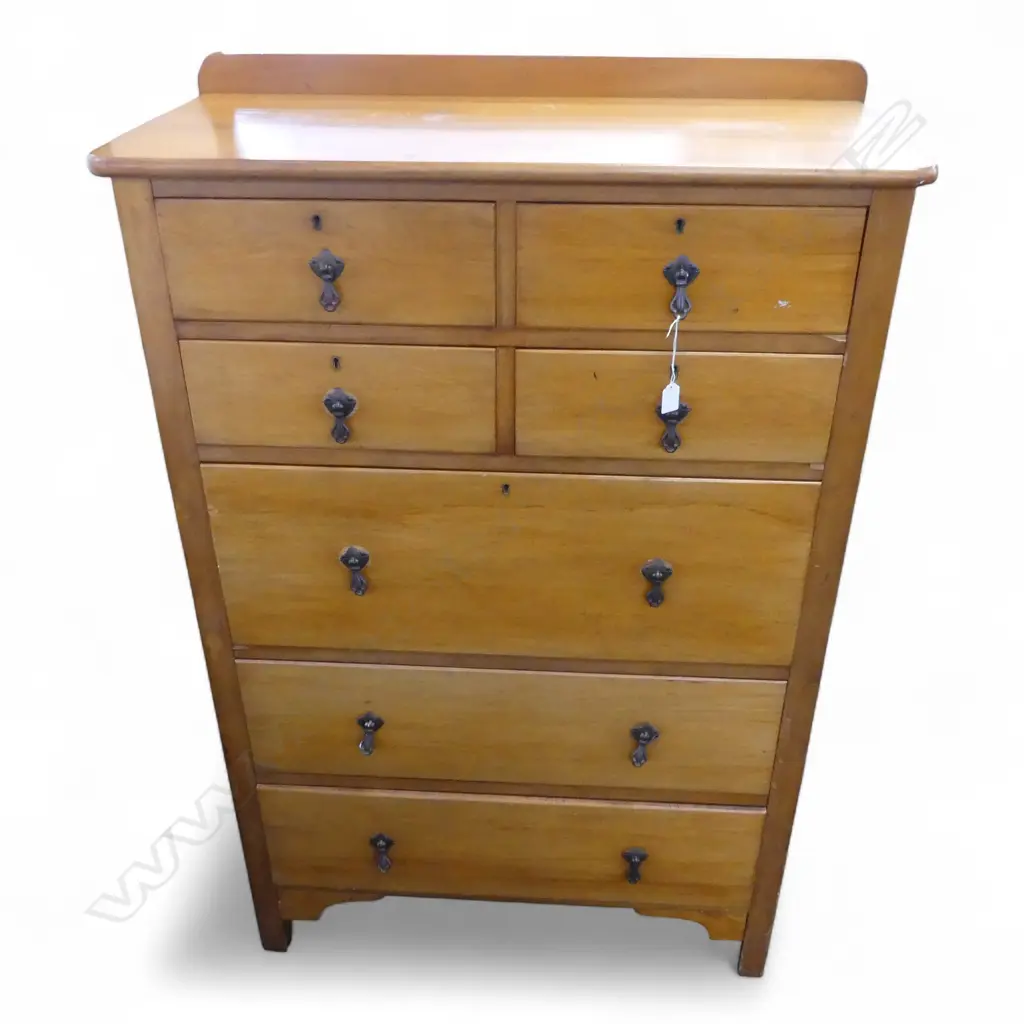 6 DRAWER RIMU TALLBOY 910x430x1400mm Image 1++