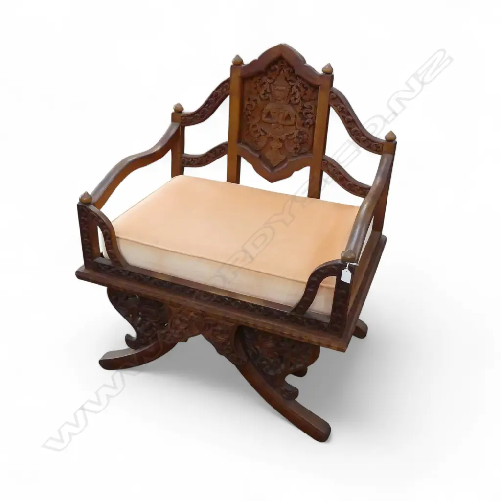 INDONESIAN THRONE ARMCHAIR 840x620x1000mm Image 1++