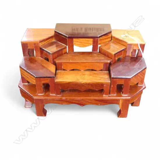 ORIENTAL MULTI TIER DISPLAY STAND W.340mm