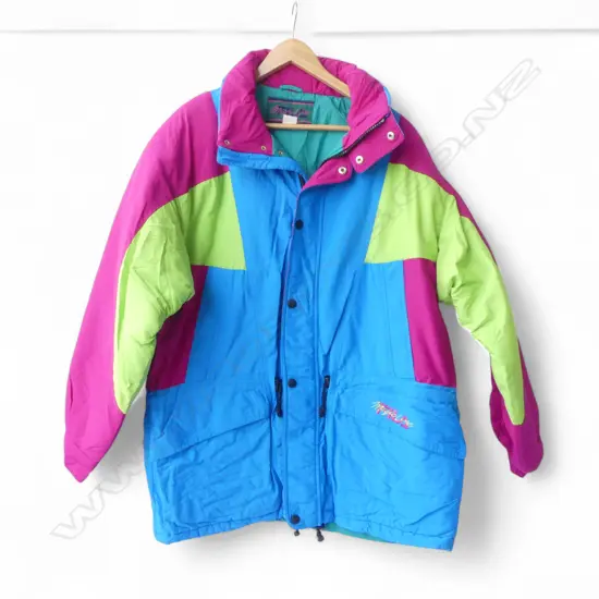 FILA BRAND FLURO COLOURED JACKET, US SIZE 40
