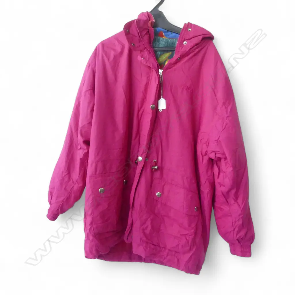 FILA BRAND PINK JACKET w REMOVABLE FLEECE LINING, SIZE US42 Image 1++
