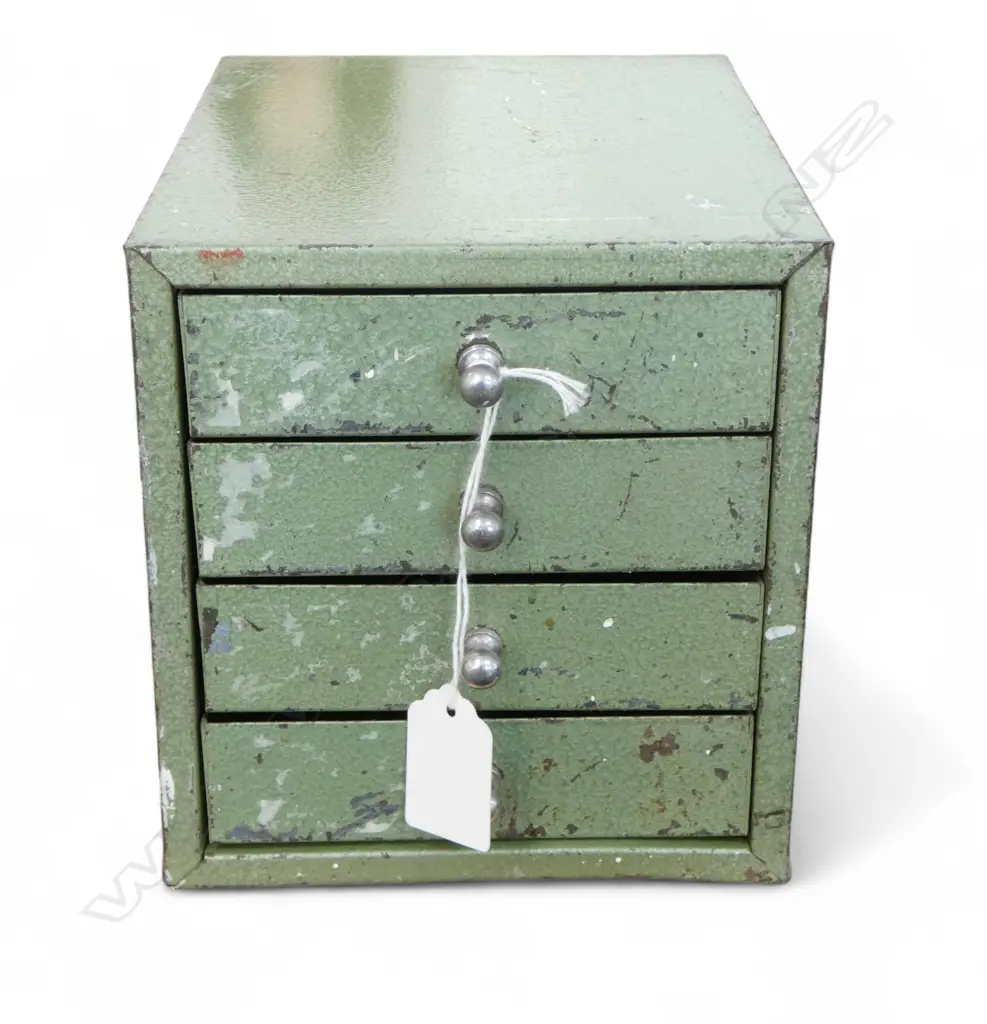 SMALL 4 DRAWER METAL COLLECTORS CABINET 150x205x155mm Image 1++