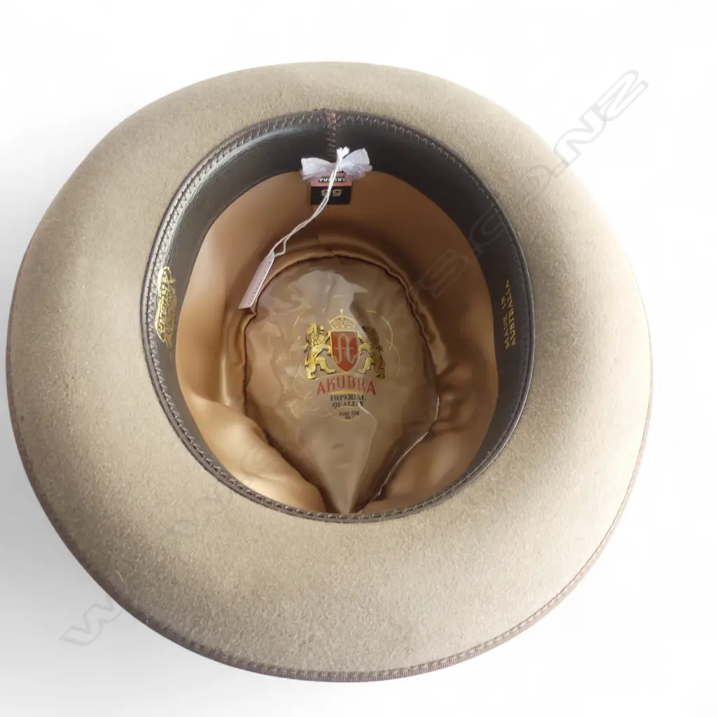 AKURBRA 'STYLEMASTER' PURE FUR FELT HAT SZ. 58 Image 1++