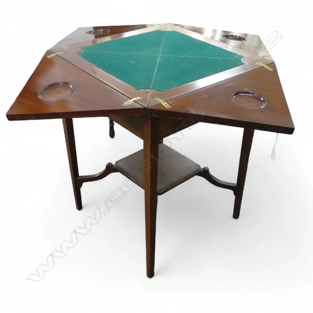 EDWARDIAN ENVELOPE CARD TABLE 560x560x755mm Image 1++