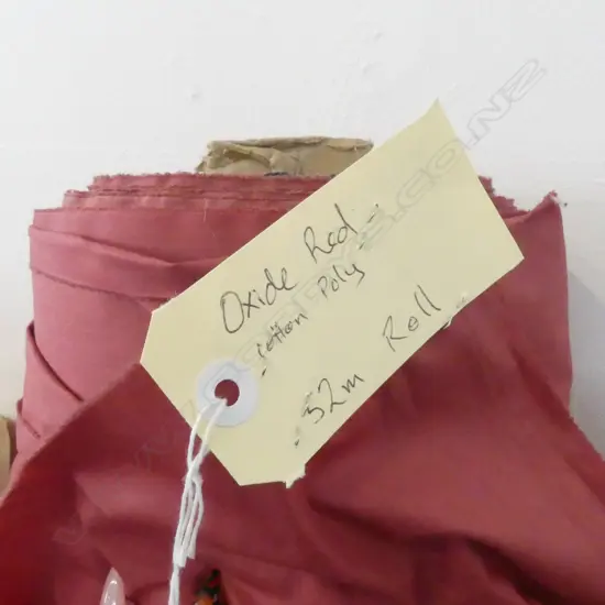 FABRIC BOLT; OXIDE RED, 52M