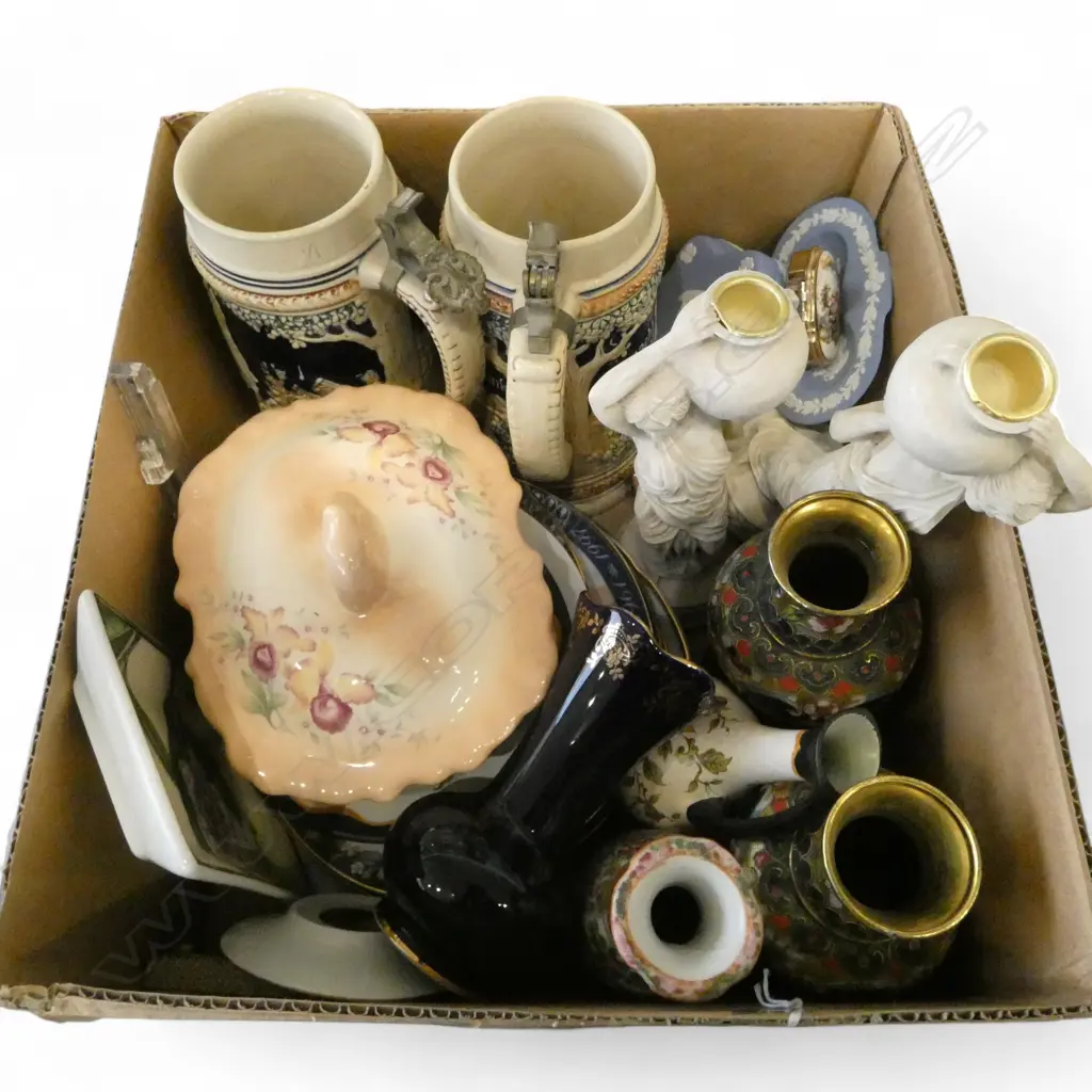 ASST. COLLECTABLES, CHINA, CLOISONNE ETC Image 1++