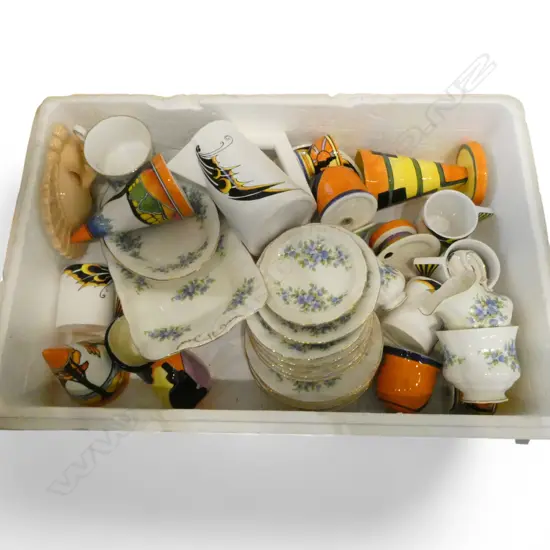 ASST. CHINA, CLARICE CLIFF STYLE ETC