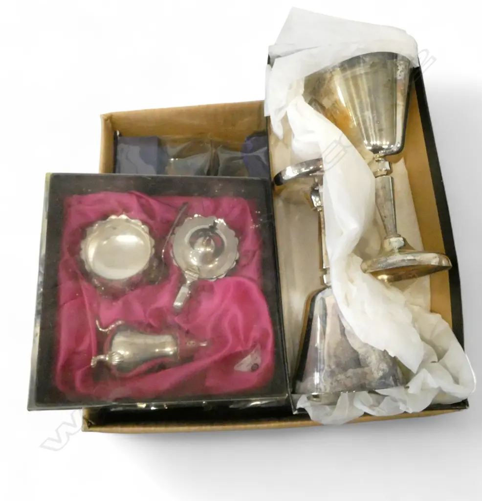 ASST. SILVER PLATE; WALKER & HALL etc Image 1++