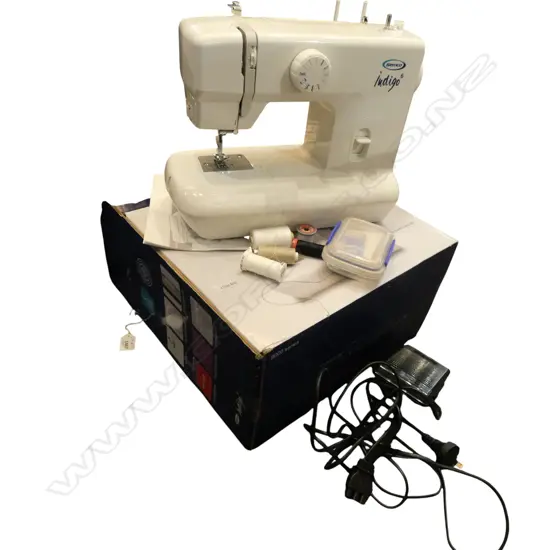 BOXED SEWING MACHINE, SEMCO INDIGO 6 MA10A