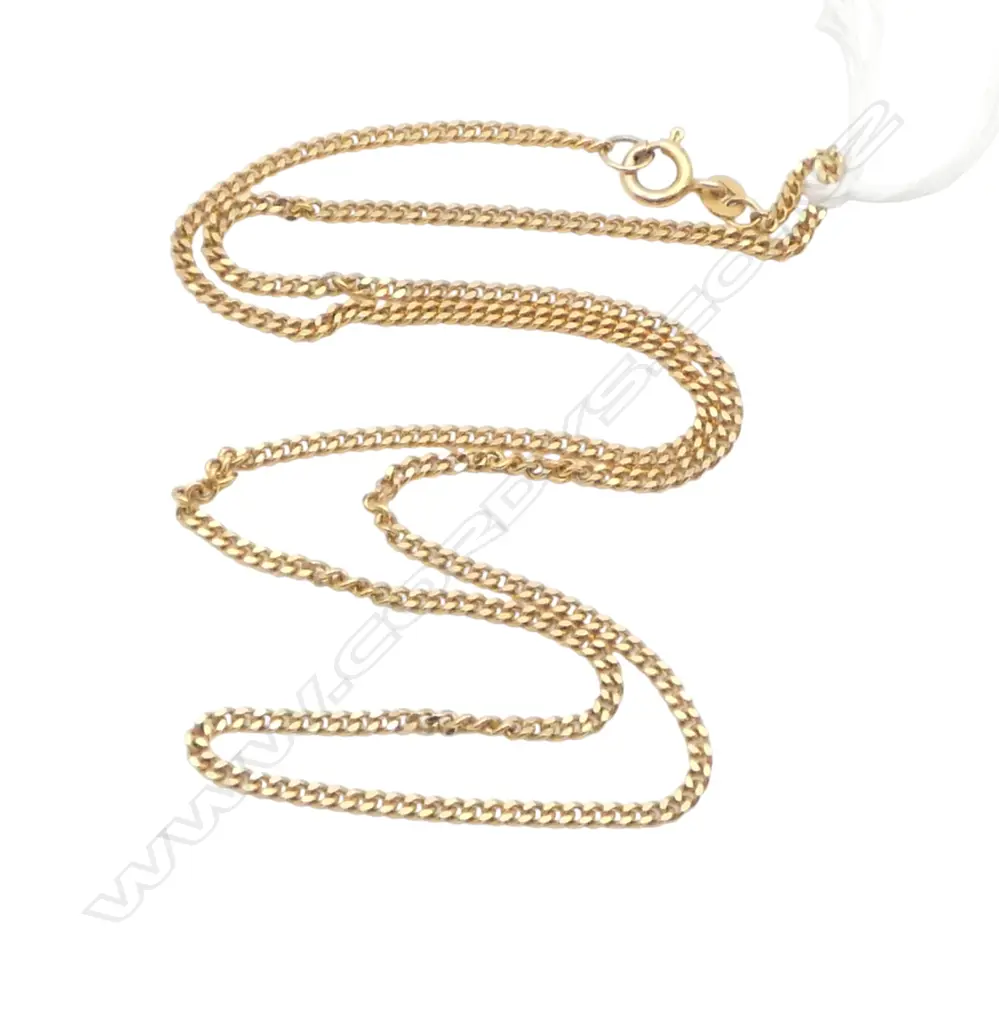 9CT GOLD NECKLACE L.460mm. 5.22gm Image 1++