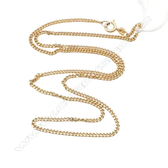 9CT GOLD NECKLACE L.460mm. 5.22gm