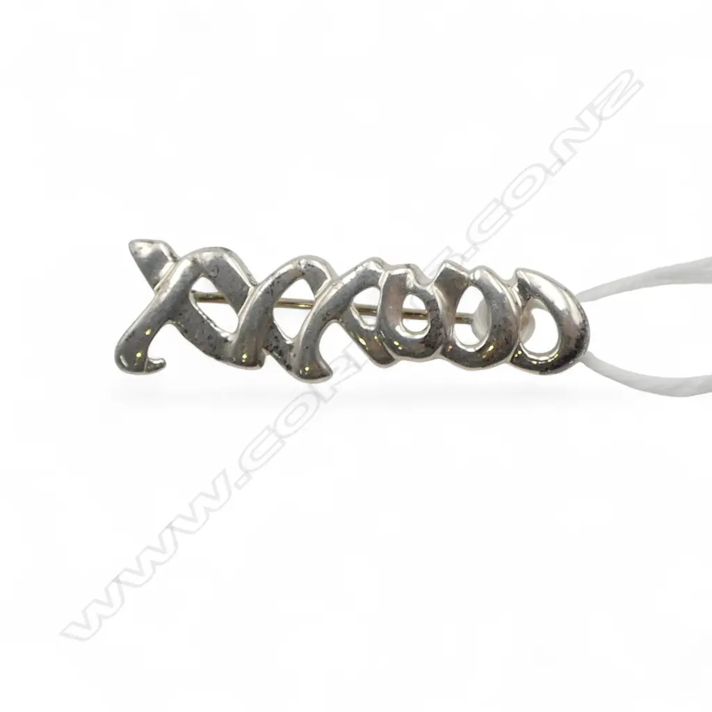 TIFFANY & CO STG SILVER BROOCH 3.78gms Paloma Picasso design Image 1++