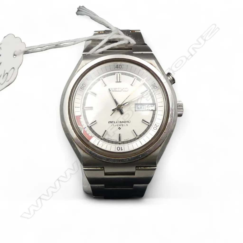 SEIKO BELL-MATIC 17 JEWELS GENT'S WATCH running in Seiko box Image 1++