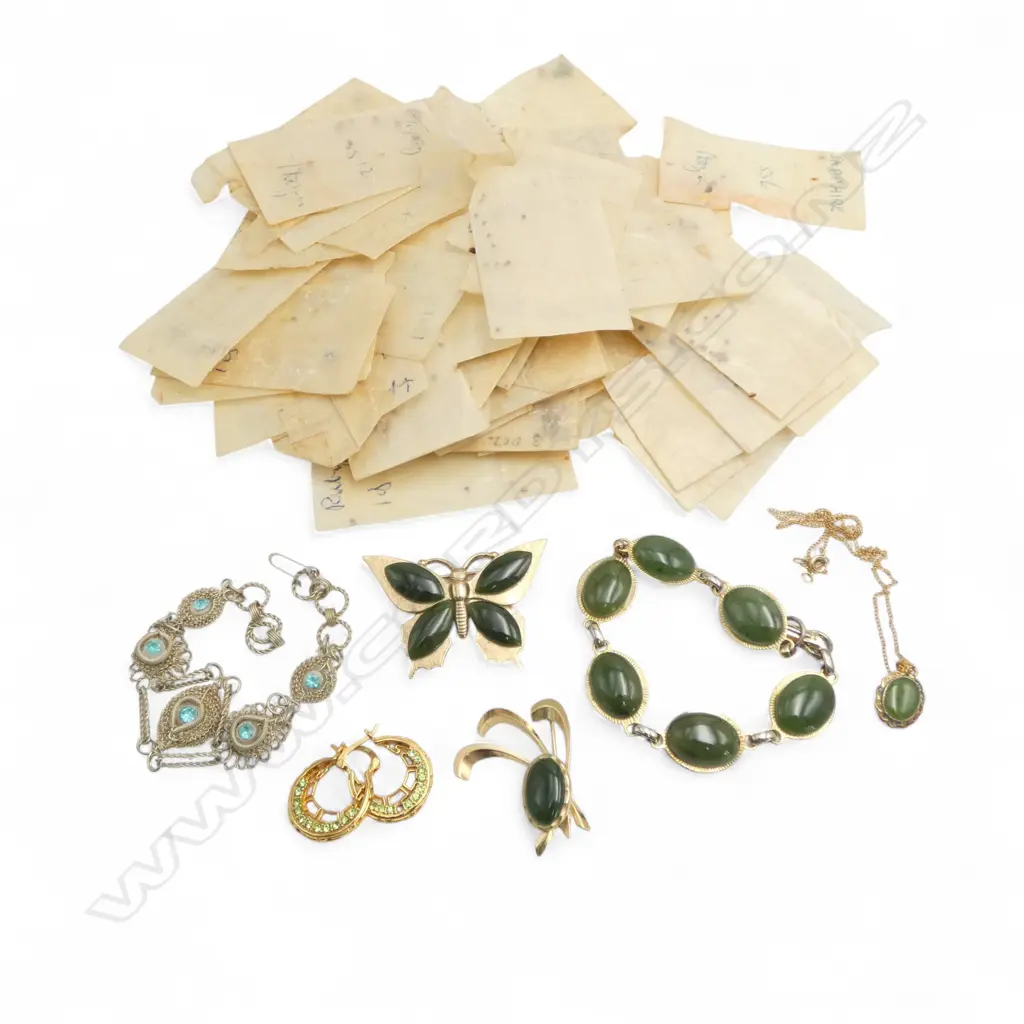 ASST. COSTUME JEWELLERY, LOOSE STONES ETC Image 1++