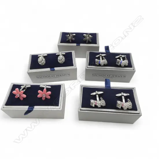 5 PRS NICHOLAS JERMYN CUFFLINKS