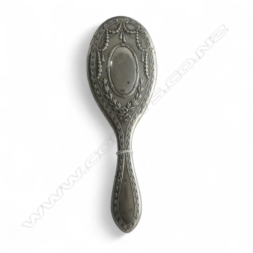 STG SILVER HAIR BRUSH, CHESTER 1908 L.240mm Image 1++