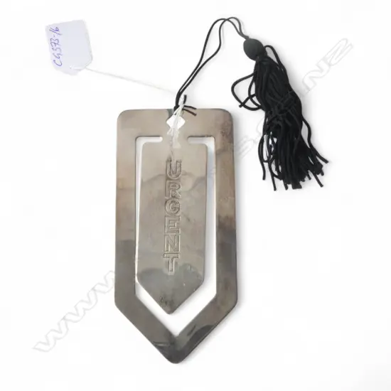 Vintage Whitehill Australian silverplate bookmark engraved “URGENT”