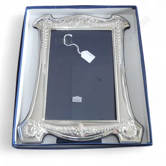 STG SILVER PHOTO FRAME, ART. D. NORMAN, SHEFFIELD 1997 355x300mm, BOXED